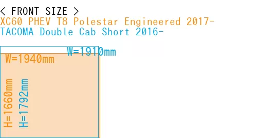 #XC60 PHEV T8 Polestar Engineered 2017- + TACOMA Double Cab Short 2016-